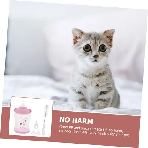 Vista 6 de Botella de alimentación para cachorros, herramienta de alimentación para mascotas, botella para gatos, botella para cachorros, soporte