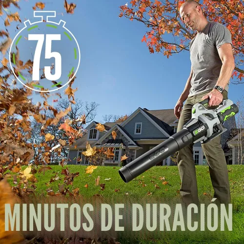 Vista 4 de EGO POWER+ Soplador de hojas eléctrico inalámbrico, 530 CFM, con batería - LB5302