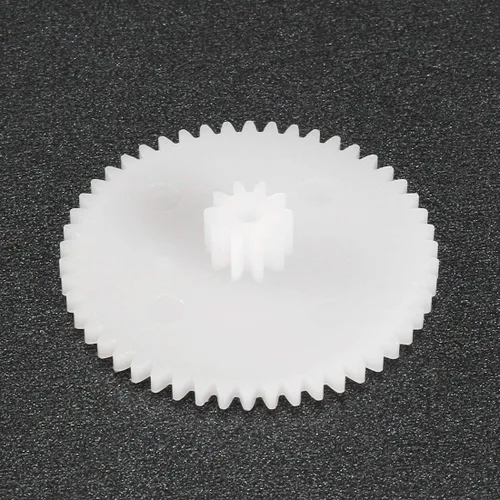 Vista 2 de uxcell Engranajes de plástico 48 dientes modelo 48102B engranaje de reducción engranajes de gusano de plástico para RC coche robot motor