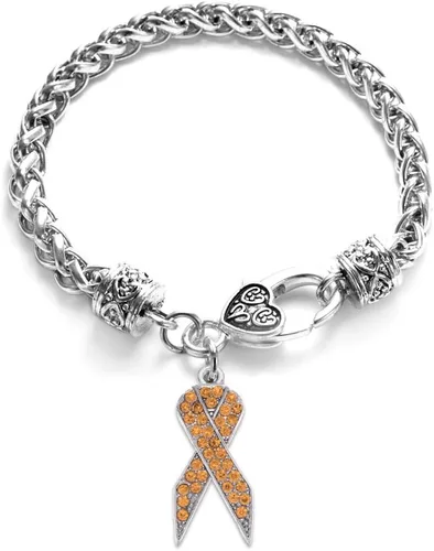 Vista 21 de Inspired Silver - Pulsera de plata con dije personalizado y circonitas cúbicas.