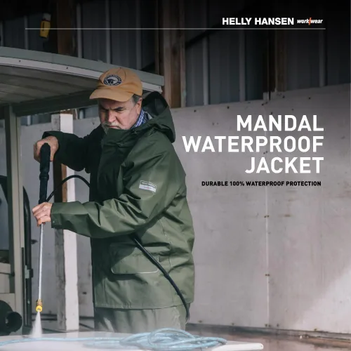 Vista 2 de Chamarra de lluvia Helly Hansen, para hombre