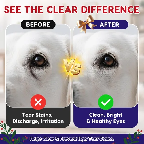 Vista 7 de Toallitas para ojos de perro y gotas para ojos de perro