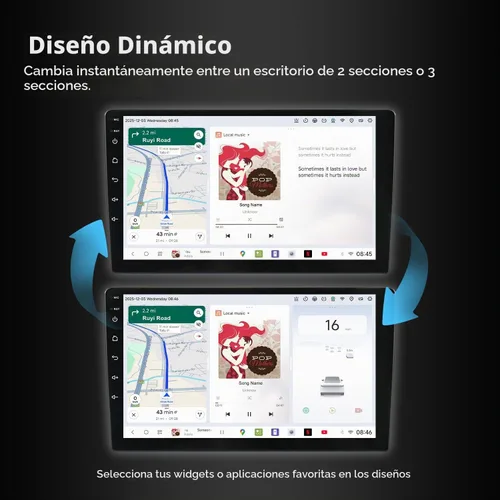 Vista 5 de DUDUAUTO DUDU3 - Radio de coche para BMW X3 E83 2004-2012 actualización estéreo de 8 núcleos 4 GB+64 GB 9 pulgadas Carplay y Android Auto unidad