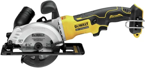 Vista 3 de Dewalt DCS571B-DCB240-BNDL ATOMIC 20V MAX Sierra circular sin escobillas de 4-1/2 pulgadas y batería compacta de iones de litio de 4 Ah