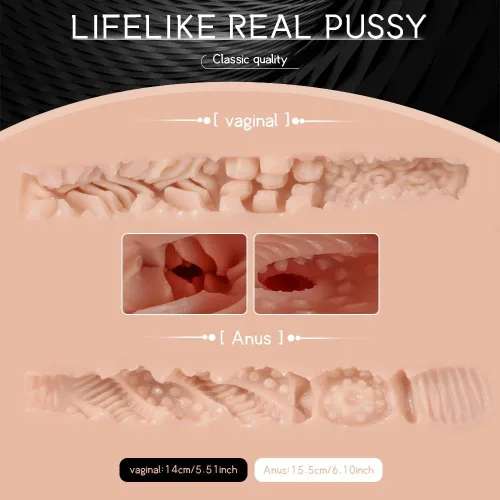 Vista 3 de Juguete sexual eléctrico masturbación masculina pecho gigante, cintura delgada, glúteos, vagina real, muñeca sexual corporal, medio cuerpo, TPE