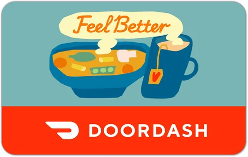 Vista 3 de Tarjetas de regalo de DoorDash. - Envío por correo electrónico.