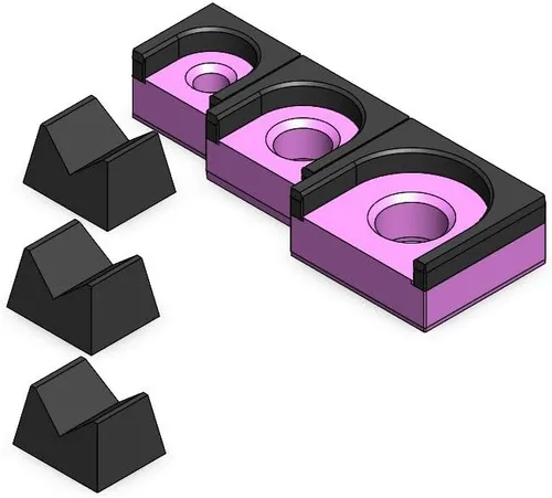 Vista 20 de Kit Organizador de Trinquete MagAttach (1/2", Negro/Negro)