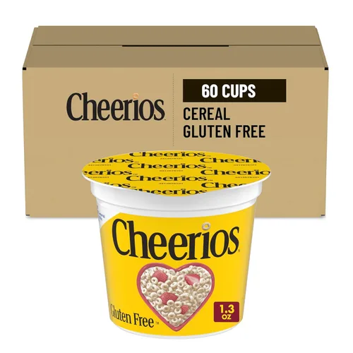 Vista 34 de Cheerios Cereal de desayuno sin gluten de avena integral, bolsa de 2.2 onzas (paquete de 5)