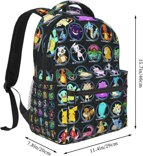 Vista 2 de Mochila de dibujos animados para niño y niña, linda mochila escolar impermeable, mochilas de viaje ligeras, 1 unidad., Mochilas de viaje
