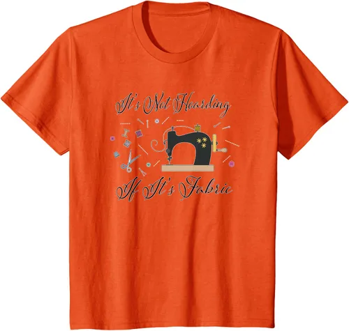 Vista 40 de It's Not Hoarding If Its - Camiseta de costura para acolchado, Blanco, S