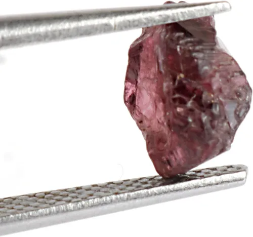 Vista 3 de GEMHUB Piedra preciosa suelta de 3.90 quilates de cristal curativo de espinela roja áspera pequeña, espinela birmana, cristal curativo pequeño