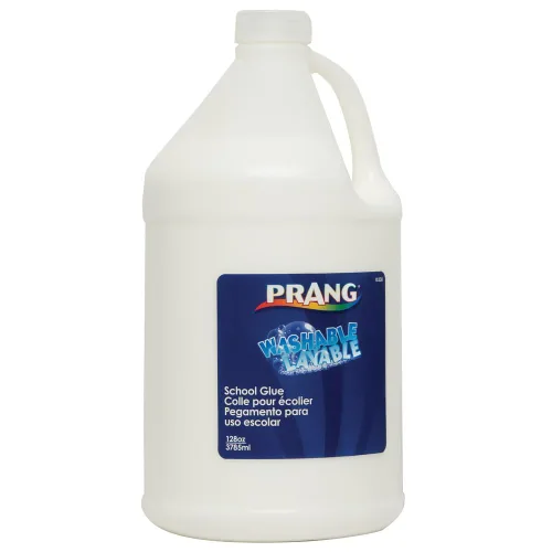 Vista 3 de Prang Pegamento escolar líquido lavable, blanco, 128 onzas, 1 unidad