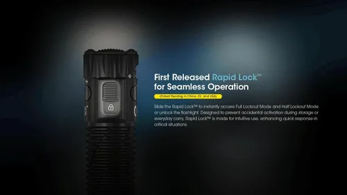 Vista 5 de EdisonBright Nitecore EDC33 4000 lúmenes LED USB-C recargable potente linterna táctica, batería, adaptador de carga de cordón de paracaídas