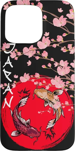 Vista 31 de koi Fish Ying yang,Japanese Flag Japan - Cherry Blossom Case for iPhone 17