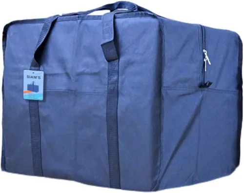Vista 11 de Bolsa de viaje de carga cuadrada de 24 pulgadas Bolsa Maleta de Lona 50 Lb Cap equipaje Tote, Negro