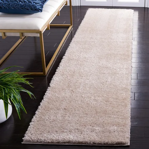 Vista 31 de SAFAVIEH Tahoe Shag Collection - Alfombra de área de 2 x 7 pies, color gris, diseño geométrico, felpa de 1.2 pulgadas de grosor, ideal para zonas