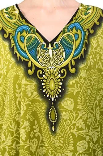 Vista 5 de Miss Lavish London Kaftan Dress, Cover Up Maxi, Plus Size Swimsuit Coverup, Cruise Vacation Dress for Summer- One