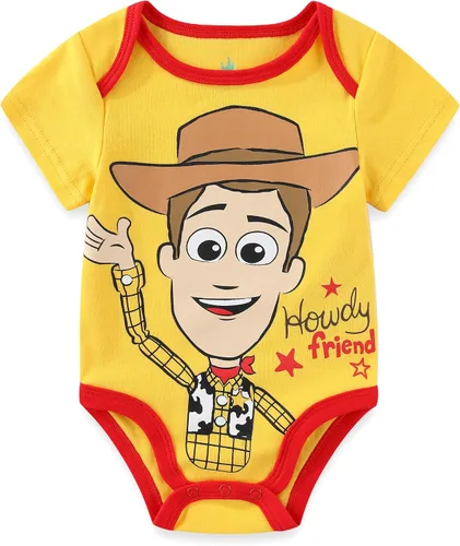 Vista 13 de Disney Baby Toy Story Mickey Mouse Cars Winnie the Pooh - Paquete de 3 mamelucos para recién nacidos y bebés