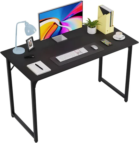 Vista 8 de FDW Escritorio pequeño de oficina de 32 pulgadas, escritorio de oficina en casa, escritorio de estudio para estudiantes/escritorio de estilo simple