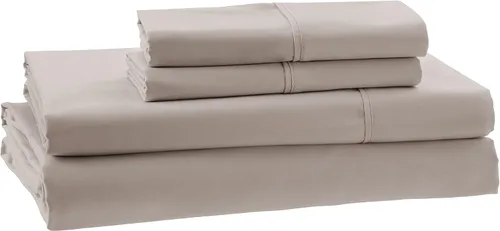 Vista 21 de Amazon Aware Juego de fundas de almohada 100% algodón orgánico de 300 hilos, color rubor, estándar, paquete de 2, 32 x 20 pulgadas