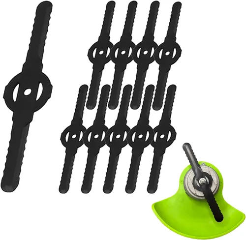 Vista 5 de Accesorios de cabezal de recortadora, cuchilla de repuesto para malezas, cortadora de cepillo de malas hierbas, cabezales de cuchilla de acero