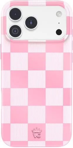 Vista 301 de VELVET CAVIAR Funda para iPhone 15, compatible con MagSafe, probada contra caídas de 10 pies, fundas protectoras de diseño, leopardo color rosa