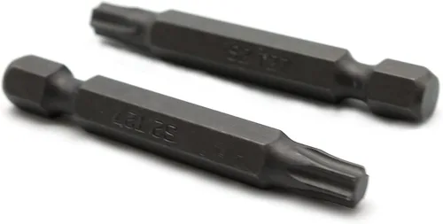 Vista 22 de TMAX Juego de puntas de destornillador de cabeza de estrella T6 Torx de 25 piezas, acero S2 de 6 puntos T-6 puntas de inserción de destornillador