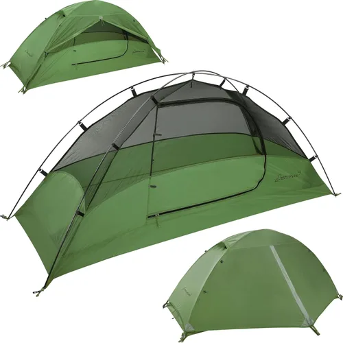 Vista 11 de Clostnature Tienda de Campaña Ligera para Mochileros – Tienda de campaña ultraligera para mochileros de 1/2/3/4 personas, tienda de campaña