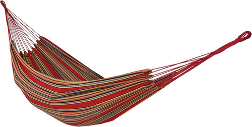 Vista 9 de Sunnydaze - Hamaca doble brasileña de algodón para exteriores - Hamaca al aire libre con capacidad para 450 libras - Desierto relajante