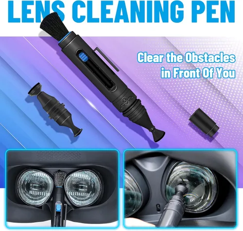 Vista 3 de VR Headset Cleaning Kit VR Lens Cleaner Lens Pen Cleaner Kit for Oculus Quest 2Hololens 2XboxPS4Wii Cleaning kit for Camera Game Controller VR