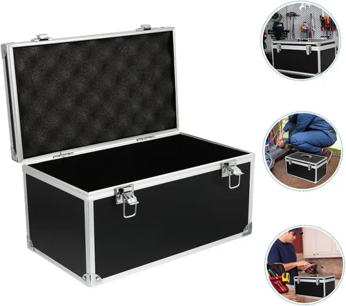 Vista 4 de Manija antideslizante portátil de la caja de las piezas del marco de la aleación de aluminio