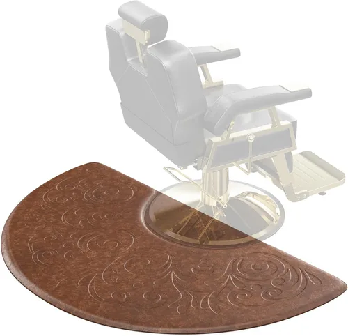 Vista 10 de OmySalon Tapete antifatiga de salón de 5/8 pulgadas de grosor para peluquero de pie, 3 x 5 pies, tapete de peluquero mate debajo de la silla