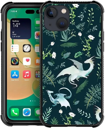 Vista 12 de Compatible con iPhone 13 Mini, diseño de H Art Cat Pattern, H Funda protectora de TPU resistente a arañazos y golpes para iPhone 13 Mini de 5.4