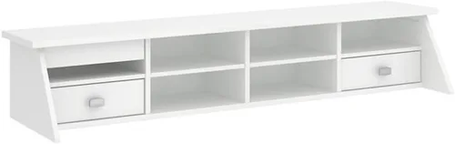 Vista 10 de Bush Furniture Broadview - Organizador de escritorio en negro clásico Almacenamiento para el espacio de trabajo de oficina en casa