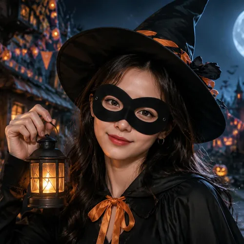 Vista 5 de Coume 60 máscaras de Halloween de fieltro negro a granel, cosplay de héroe