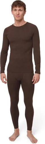 Vista 7 de DANISH ENDURANCE Conjunto de capa base de lana merino para hombres, conjunto superior e inferior, ropa interior térmica para hombres, calzoncillos
