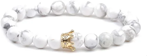 Vista 5 de Pulseras de distancia para parejas con elástico fuerte para la amistad de su rey y reina