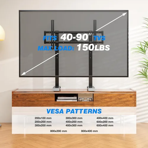 Vista 8 de Rfiver - Soporte universal giratorio para TV con soporte para televisores LCD LED