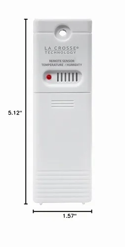 Vista 7 de TX141TH-BV4 Sensor inalámbrico de temperatura/humedad resistente a la intemperie Rango de transmisión de 330 pies, funciona