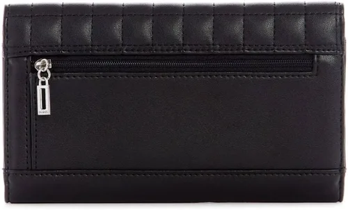 Vista 2 de GUESS Bolso de embrague grande acolchado para mujer - Negro, Negro -, Tri-fold