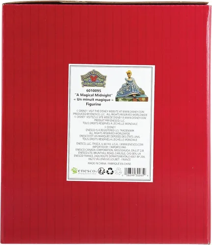 Vista 6 de Enesco Jim Shore Disney Traditions - Figura de Cenicienta con pantuflas de cristal, 5.39 pulgadas, multicolor