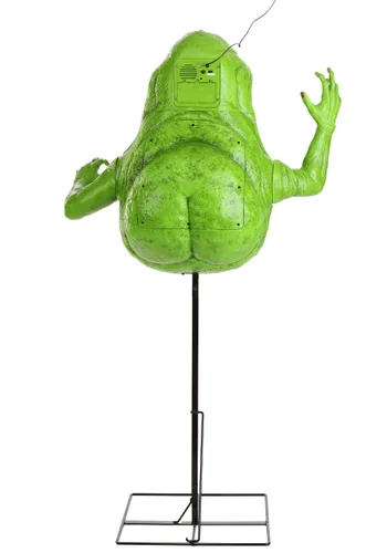 Vista 4 de Decoración animada de Slimer de Ghostbusters de 5 pies para Halloween Multicolor