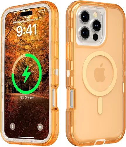 Vista 70 de Follaroma Funda para iPhone 11, Compatible con MagSafe, Fundas de Teléfono de Protección Resistente a Prueba de Golpes de Servicio Pesado