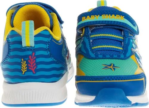 Vista 2 de Nickelodeon Baby Shark - Santiago of The Seas - Blues Clues - Tenis ligeros y transpirables para niños (talla 6 12)