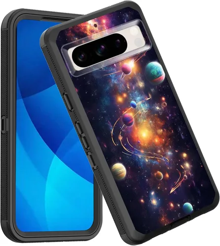 Vista 23 de Funda para Pixel 7a, a prueba de golpes, 3 capas, protección de cuerpo completo, resistente, de alto impacto, para Google Pixel 7a de 6.1 pulgadas