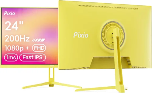 Vista 31 de Pixio PX246 Wave Beige 24 pulgadas 120Hz Frecuencia de Actualización Resolución FHD 1080p Panel IPS 4ms GTG Tiempo de Respuesta Monitor