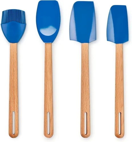 Vista 33 de Le Creuset Silicone Signature - Espátula mediana, sal marina Sea Salt