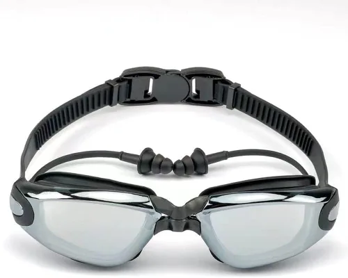 Vista 7 de ROER - Gafas de natación con equipo deportivo correctivo miope, sin fugas, antivaho para hombre miope, mujer y adulto