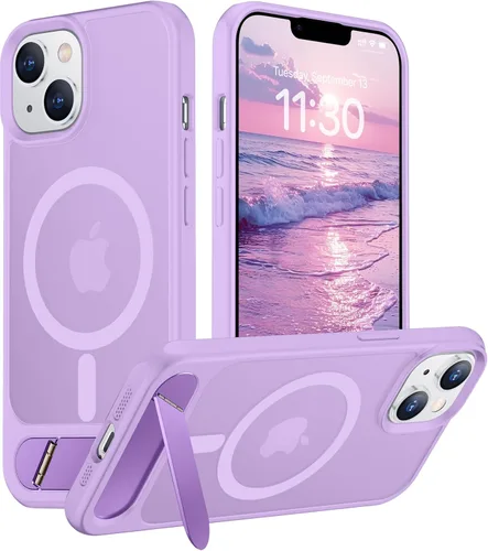 Vista 78 de Funda para iPhone 11 con compatibilidad magnética, [Soporte invisible incorporado][Compatible con MagSafe]