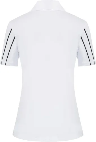 Vista 3 de JACK SMITH Polo de golf para mujer, manga corta, ajuste seco, con cremallera, tallas S-XXL